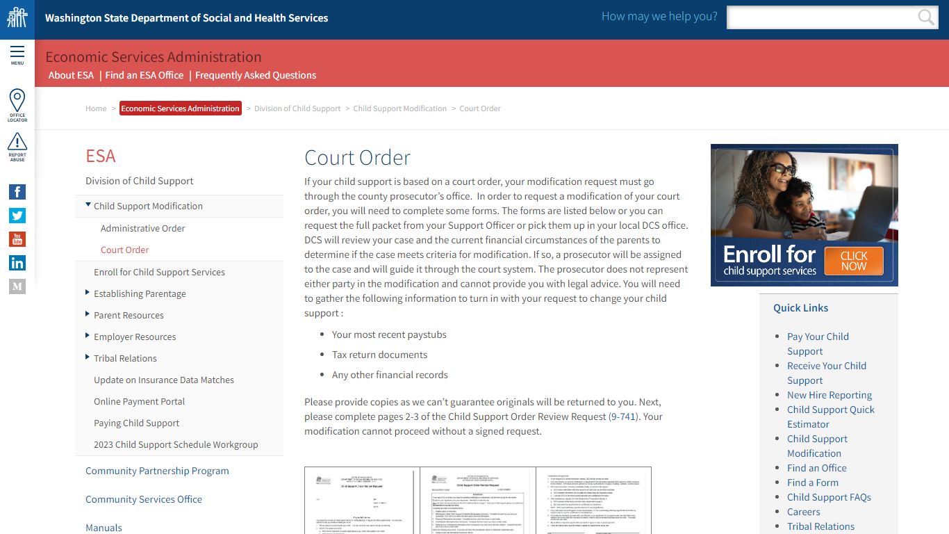 Court Order | DSHS - Washington