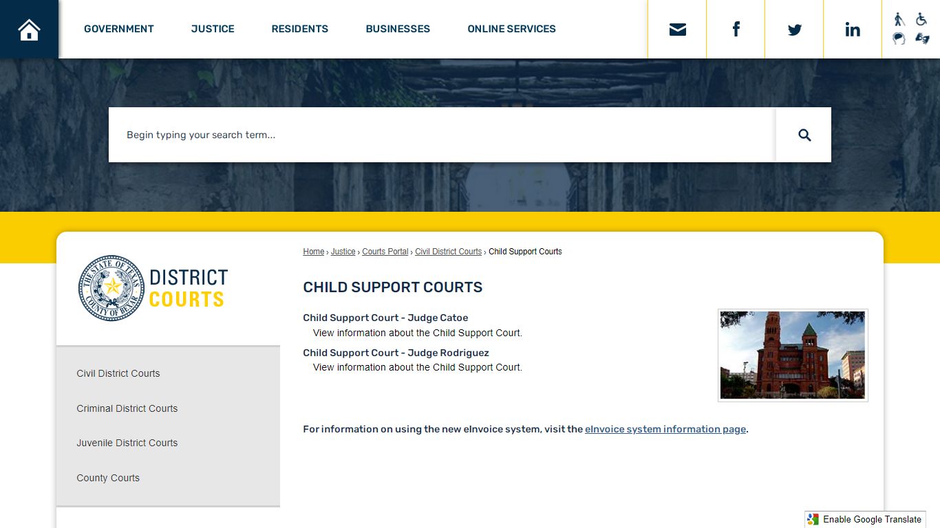Child Support Courts | Bexar County, TX - Official Website